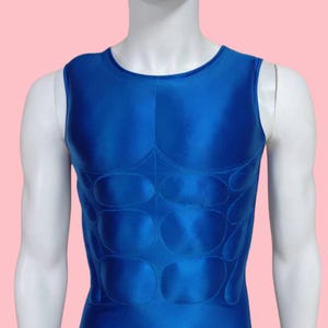 Custom Silk Muscle Suit: Cosplay Bodysuit, Superhero Costume