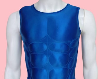 Custom Silk Muscle Suit: Cosplay Bodysuit, Superhero Costume