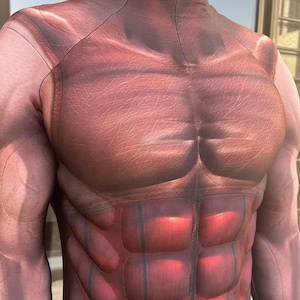 筋肉スーツ シリコーン胸筋 腕あり Sサイズ コスプレ