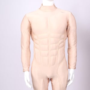 Skin Color Light Muscle Jumpsuit,Costom Muscle Suit,Cosplay Muscle Suit Costume,Comic Cosplay Muscle Suit Costume,Halloween Cosplay Outfit