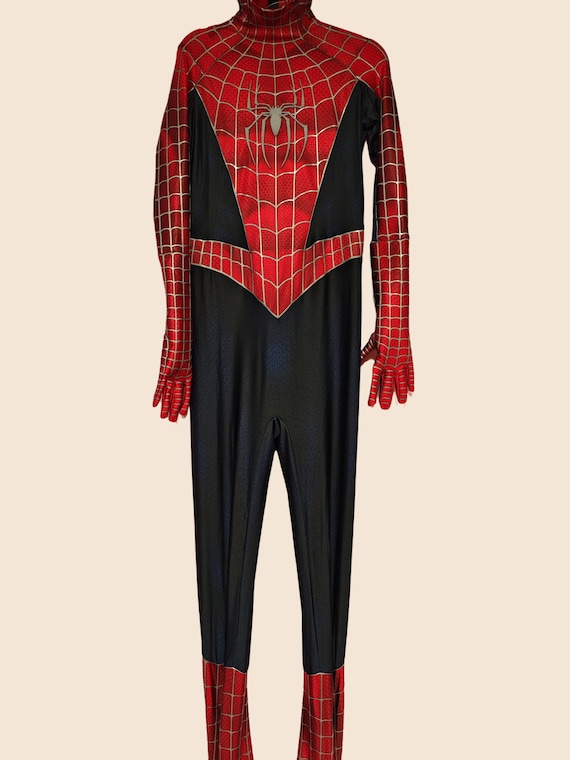 カスタムレッドスパイダーマンコスプレコスチューム：トビー