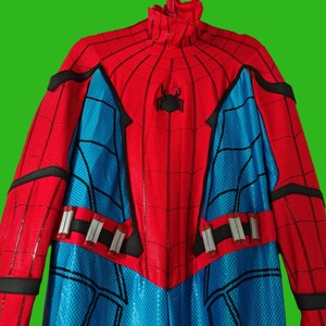 Personalized 3D Printed Spider-Man Bodysuit With Faceshell: Handcrafted Heroic Cosplay Bodysuit(no mask)
