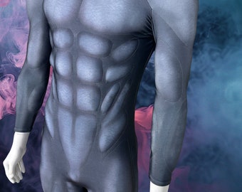 Personalized 3D Muscle Bodysuit: Custom Superhero Costume