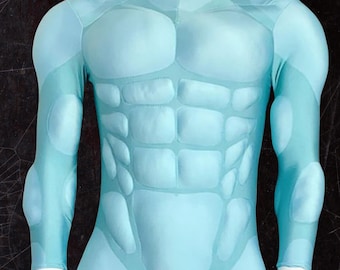 Personalized 3D Muscle Bodysuit: Custom Cosplay Costume