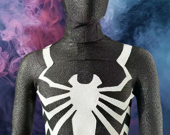 Personalize Bodysuit Cosplay, Create Your Own Bodysuit,Amazing Spider-Man Venom Suit Cosplay Costume with Faceshell