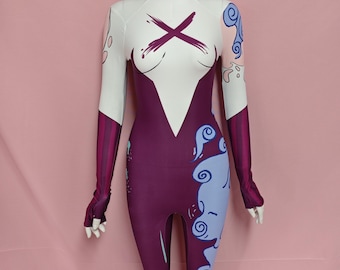 Custom Anime Cosplay Jumpsuit: Handmade Superhero Bodysuit