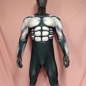 Custom Muscle Suit: Cosplay Superhero Padded Jumpsuit
