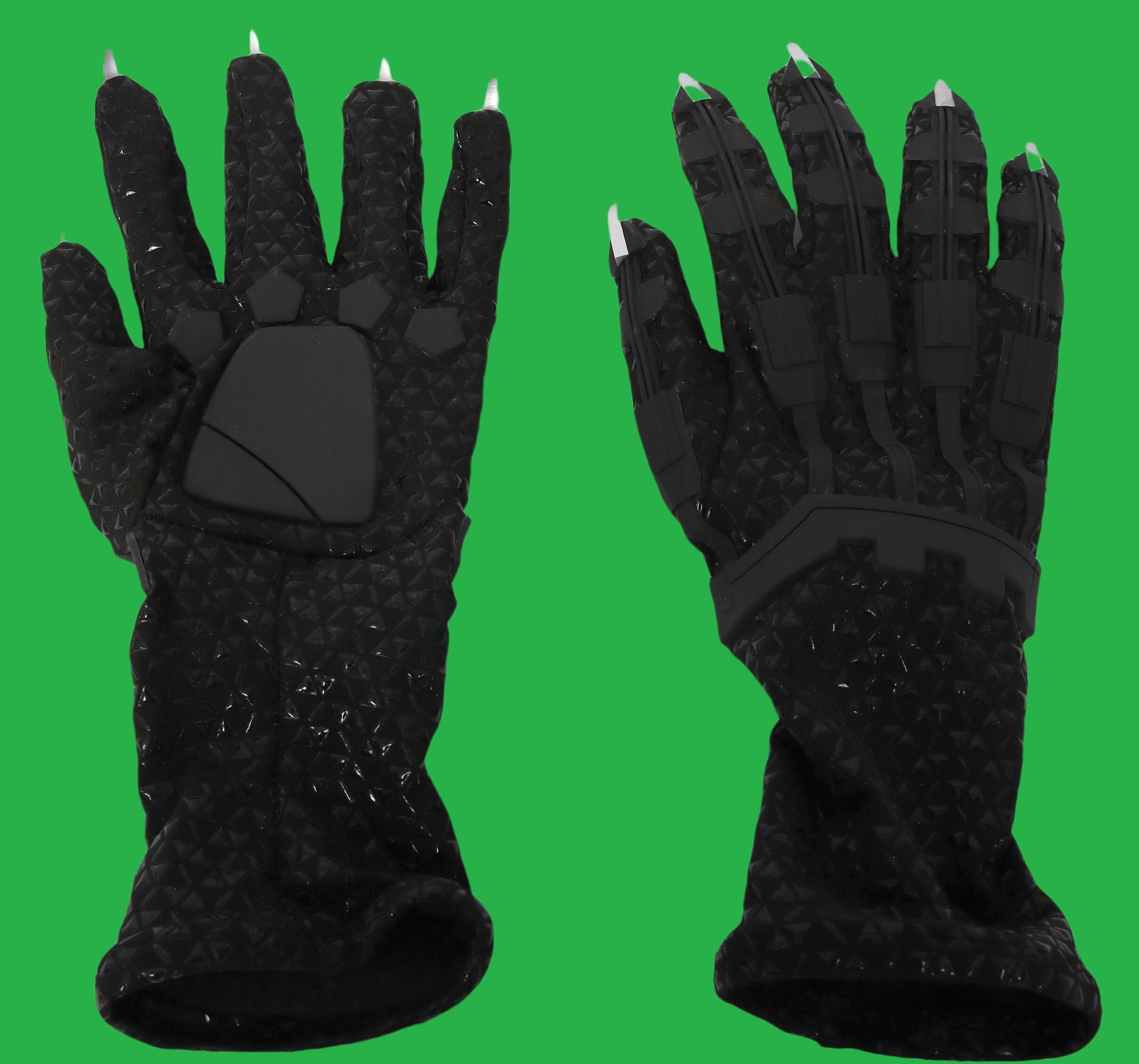 Black Superhero Gloves Etsy