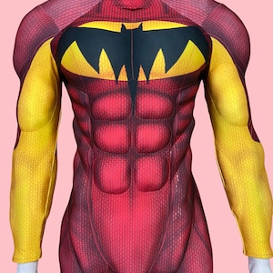 Custom Men Muscle Suit,Cosplay Superhero Muscle Suit,3D Sculpted Chest & Abs Muscle Padded Suit,Halloween Costume,Movies Cosplay Muscle Suit