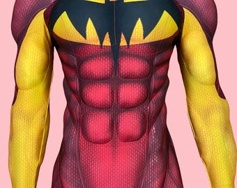 Custom 3D Sculpted Muscle Suit: Cosplay Superhero Costume
