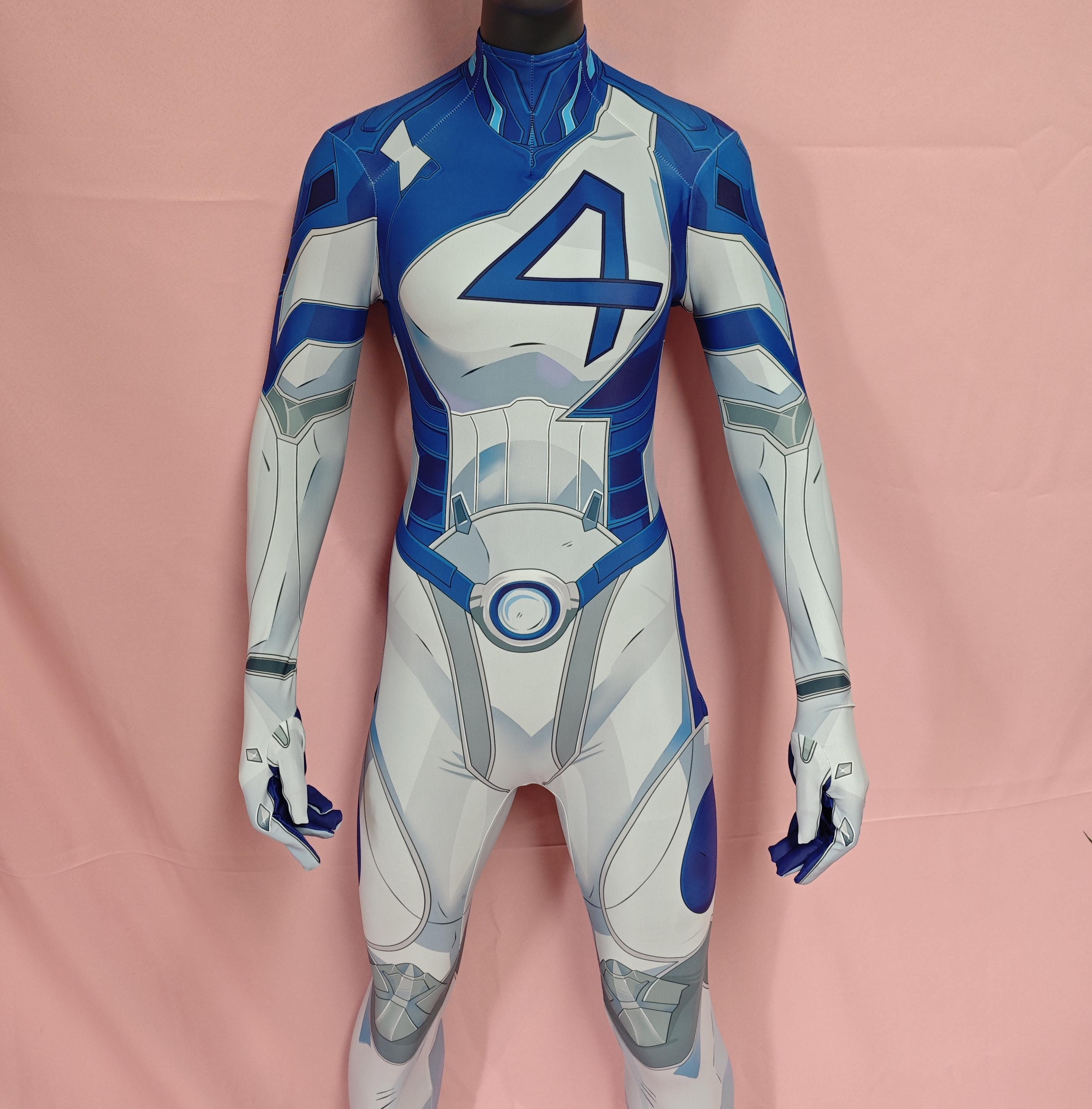 Custom Female Rival Superhero Cosplay Jumpsuit: Handmade Bodysuit ...