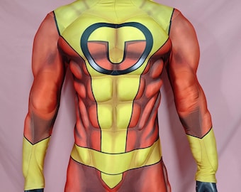 Custom Muscle Suit: Cosplay Superhero Costume with 3D Padding