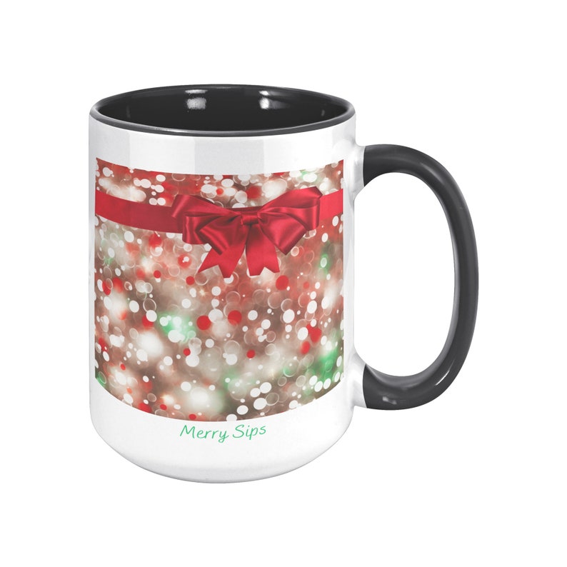 Christmas Themed Mug Holiday Coffee Mug Festive Tea Mug Etsy