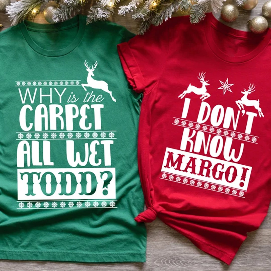 AT116 Christmas Couple Sweatshirt Custom Christmas Vacation Etsy