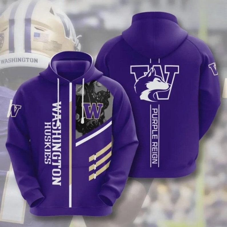 2024 Sugar Bowl Champions Hoodie, Washington Huskies Hoodie, Purple ...