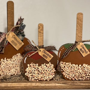 Caramel Apples 3 piece set DIY