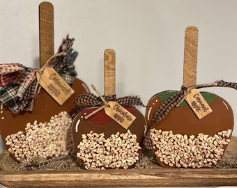 Caramel Apples 3 piece set DIY