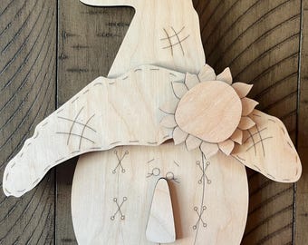 Stiched Pumpkin Shelfsitter DIY kit
