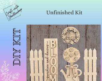 Insert for Interchangeable Barn Door “Bloom”Insert only