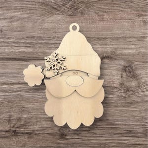 Santa Santa ornament  DIY Kit