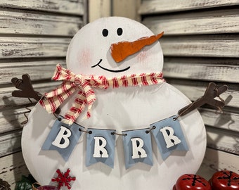 Chunky Snowman shelf sitter DIY