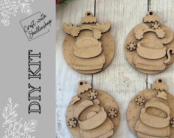 Sweater Critter Ornaments  DIY Kit #160