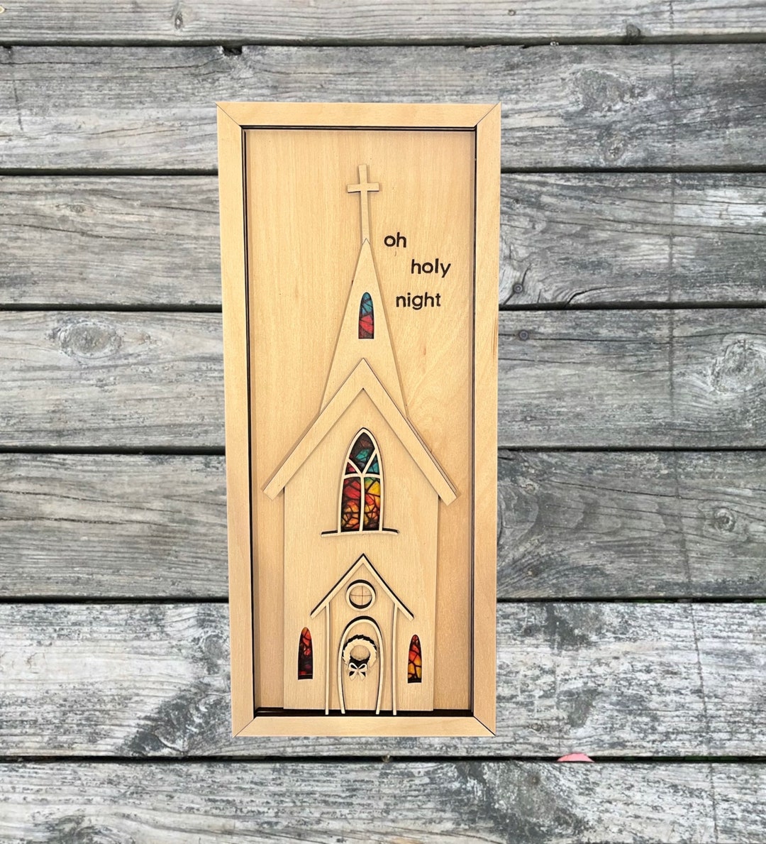 Spring Church Frame Church With Frame DIY MDF - Etsy