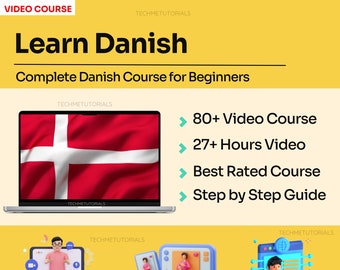 Learn Danish for Beginners [80+ Lessons Video Tutorial] | Learn Language Learning Course