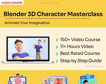 Blender 3D Character Bootcamp: From Absolute Beginner to Pro