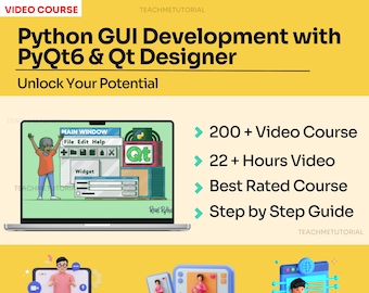 Python-GUI-Entwicklung mit PyQt6 & Qt Designer - Grundlegende Fähigkeiten