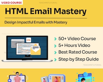 HTML Email Mastery Bootcamp: Craft Responsive Email Templates