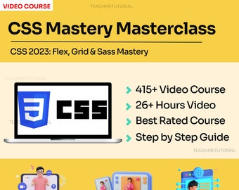 CSS Mastery Bootcamp 2023: Flexbox, Grid och Sass i aktion