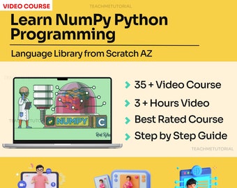NumPy Python Programming Language Library from Scratch A-Z - Essential Skills