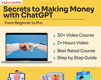 Sekrety zarabiania pieniędzy z ChatGPT: od początkującego do profesjonalisty | Kurs ChatGpt ChatGpt 4 Chat Gpt ChatGpt