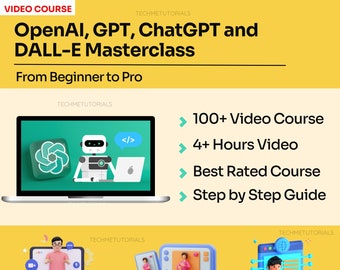 OpenAI, GPT, ChatGPT och DALL-E Masterclass | ChatGpt-kurs ChatGpt 4 Chat Gpt ChatGpt Masterclass Mi