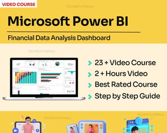 Microsoft Power BI Business Intelligenz - Finanzdatenanalyse Dashboard Videokurs