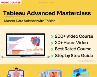 Tableau 2022 Advanced Bootcamp: Master Data Science