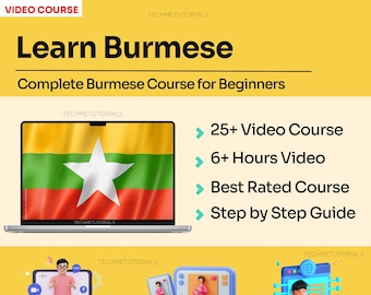 Burmesisch lernen für Anfänger | Burmesisch sprechen [25+ Lektionen] | Sprachlernkurs lernen