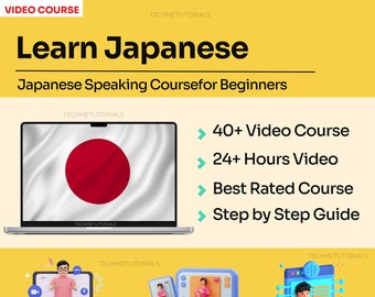 Learn Japanese for Beginners : Speaking Course [ 40+ Lessons Video] | Learn Language Learning Course