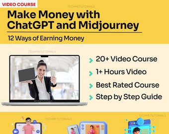 ChatGPT och Midjourney: 12 sätt att tjäna pengar. ChatGPT AI | ChatGpt-kurs ChatGpt 4 Chat Gpt ChatGpt