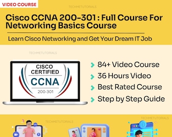 CCNA 200-301 - Vollständiger Kurs für Netzwerk-Grundlagenkurs | Lernen Sie das Netzwerk und bekommen Sie Ihren Traum-IT-Job