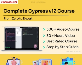 The Complete Cypress v12 Course: From Zero to Expert - Essential Skills