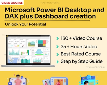 Microsoft Power BI Desktop and DAX plus Dashboard creation - Essential Skills