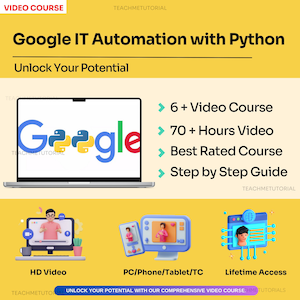Google IT Automation With Python Professional Certificate 2023 ...