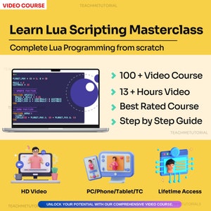 Complete Lua Programming From Scratch - Essential Skills - Etsy