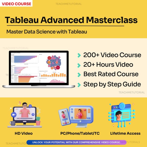 Tableau 2022 Advanced Bootcamp: Master Data Science