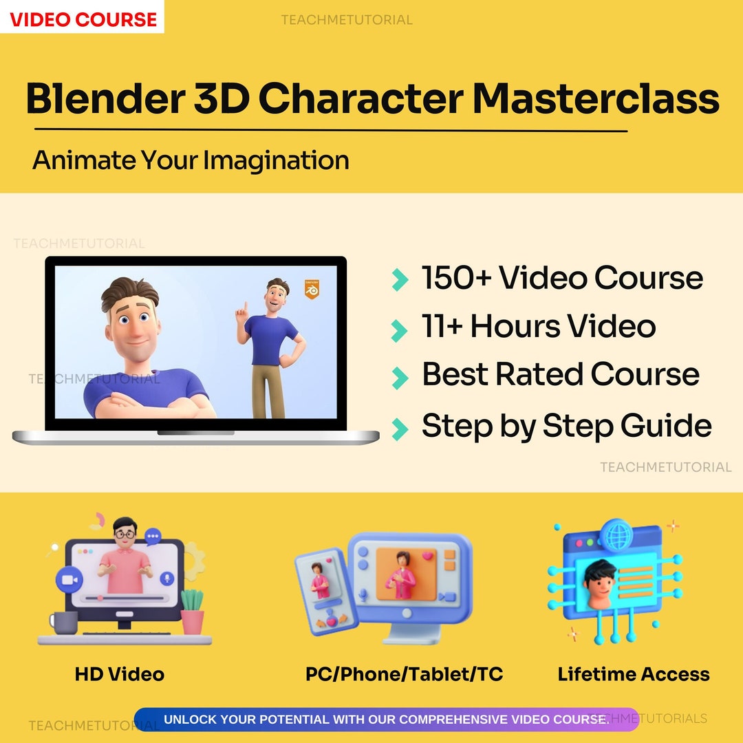 Blender 3D Character Bootcamp From Absolute Beginner to Pro Etsy