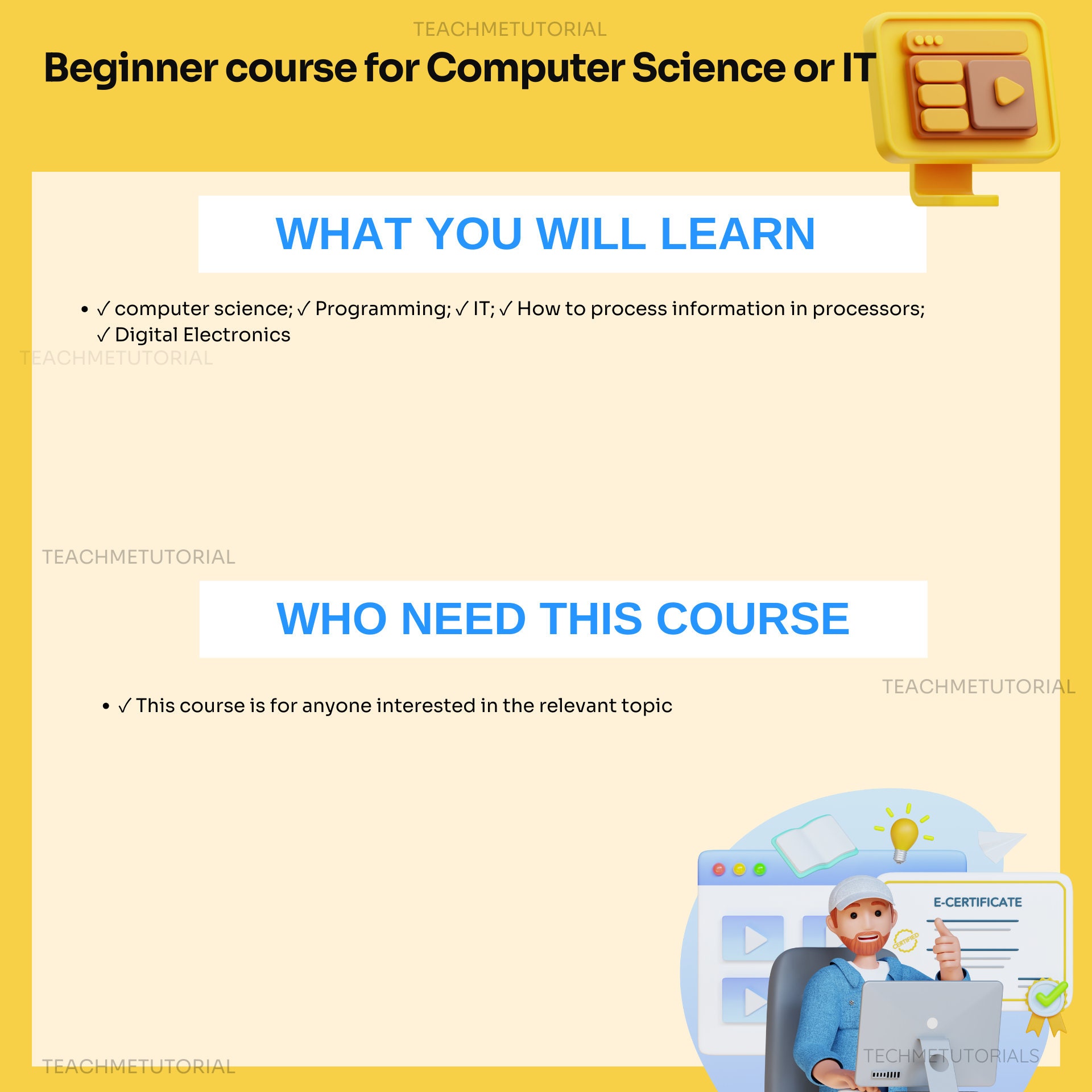 The Ultimate Beginners Course for Computer Science or IT - Essential ...
