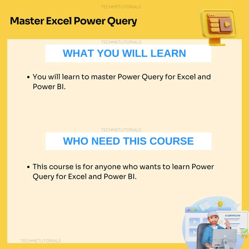 Master Excel Power Query - From Beginner to Advanced (including M) - Etsy