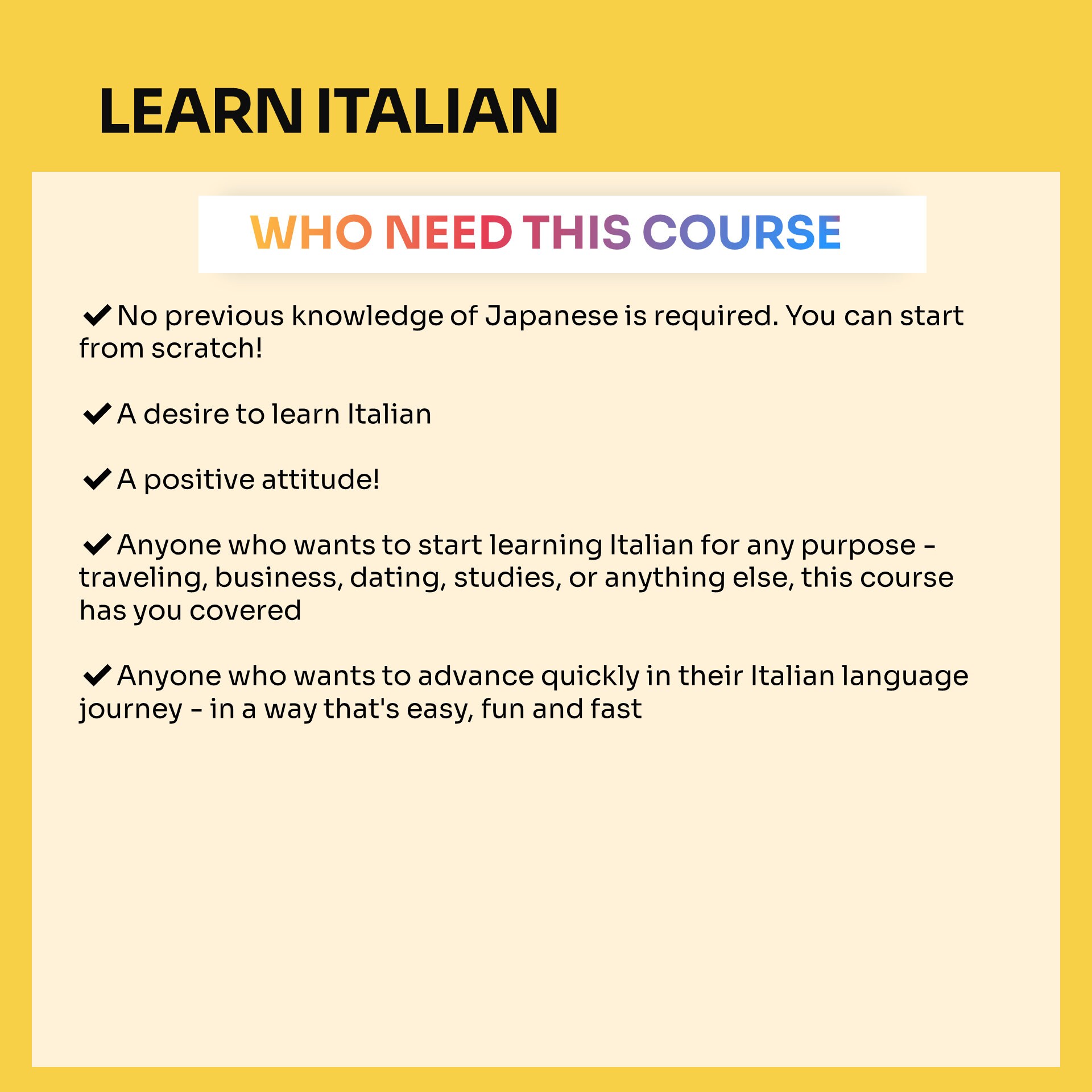 Learn Italian for Beginners [ 145+ Lessons Video Tutorial] | Learn ...